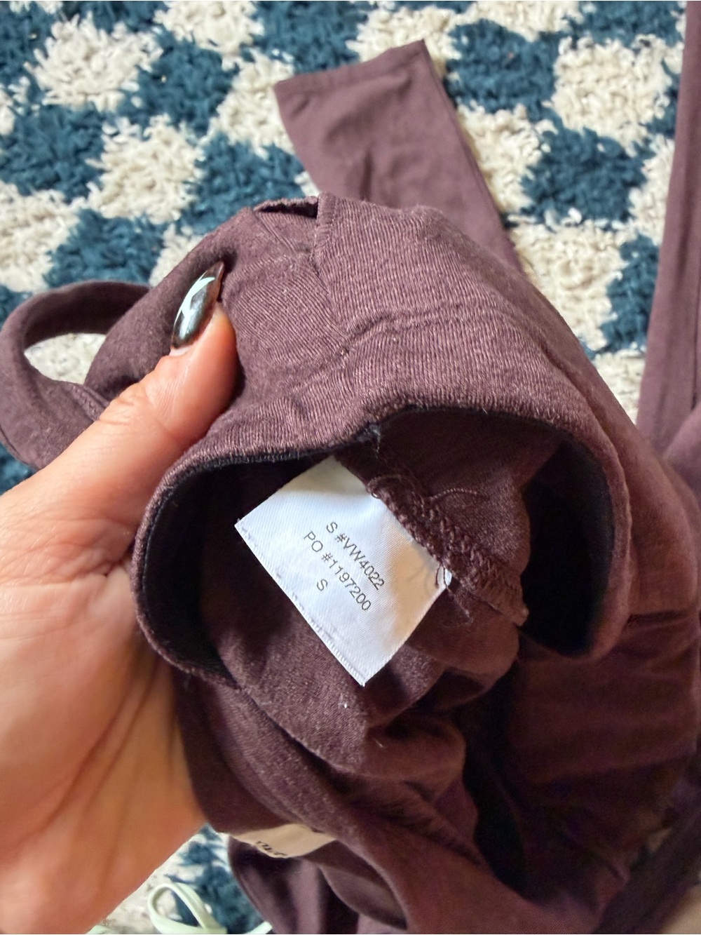 Vuori brown jumpsuit onesie - Picture 4 of 5